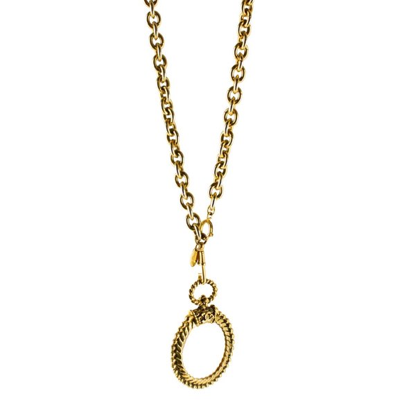 CHANEL Vintage Magnifying Glass Necklace - Picture 7 of 7